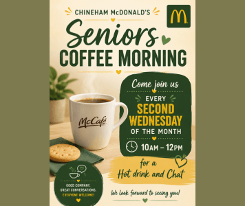 Seniors Coffee morning at McDonalds 2 Seniors Coffee morning at McDonalds 1